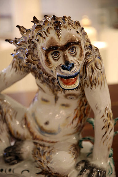 Monkey sculpture